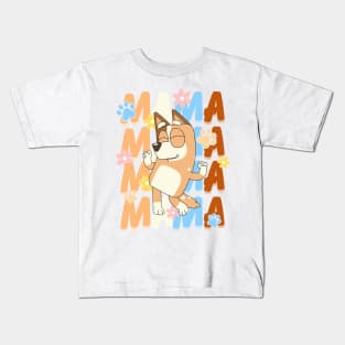 Bluey mama Kids T-Shirt